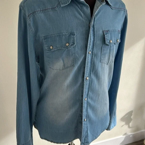 Men western shirt long sleeve - Picture 5 of 9